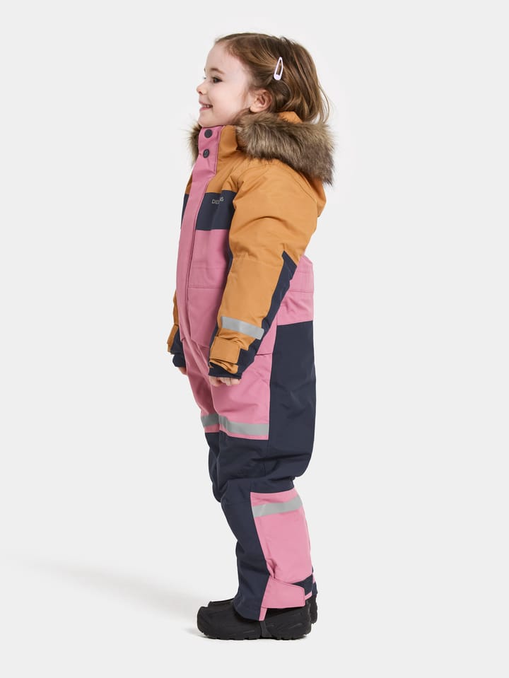 Didriksons Kids' Bjärven Coverall Heather Pink Didriksons