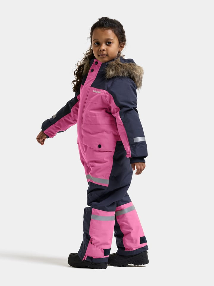 Didriksons Kids' Bjärven Coverall Heather Pink Didriksons