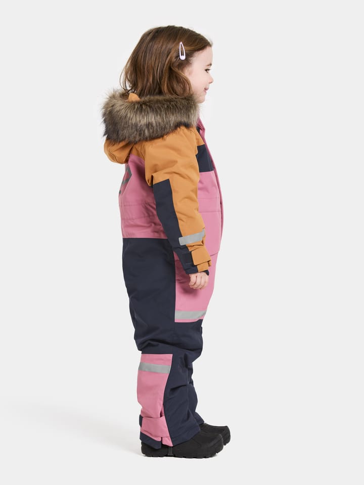 Didriksons Kids' Bjärven Coverall Heather Pink Didriksons