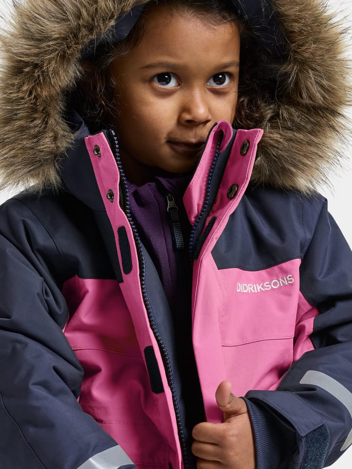 Didriksons Kids' Bjärven Coverall Heather Pink Didriksons