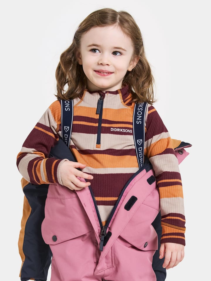 Didriksons Kids' Bjärven Coverall Heather Pink Didriksons