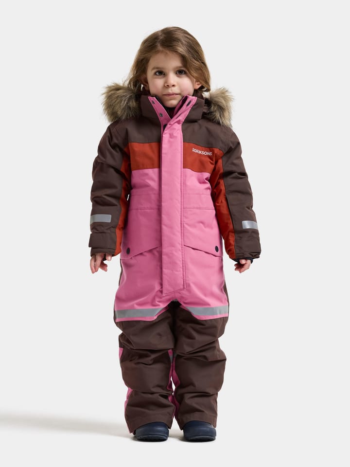 Didriksons Kids' Bjärven Coverall Shadow Brown Didriksons