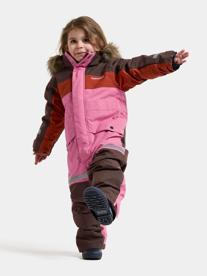 Didriksons Kids' Bjärven Coverall Shadow Brown Didriksons