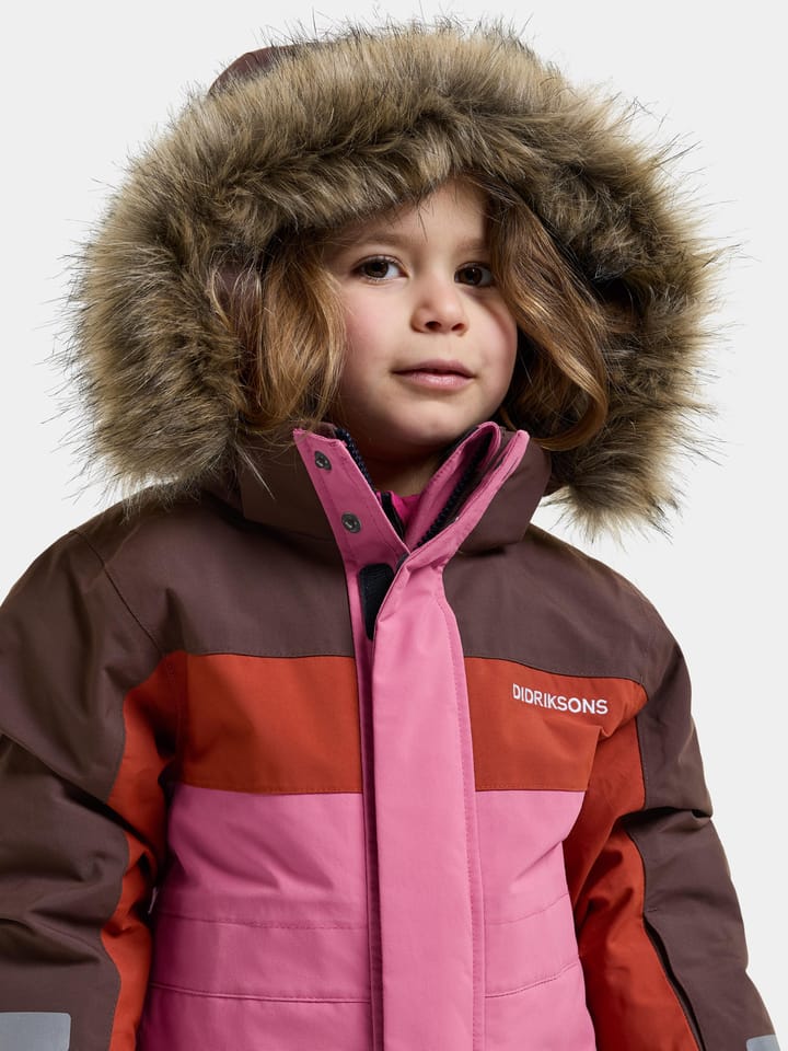 Didriksons Kids' Bjärven Coverall Shadow Brown Didriksons