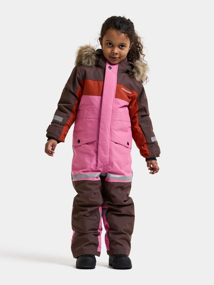 Didriksons Kids' Bjärven Coverall Shadow Brown Didriksons