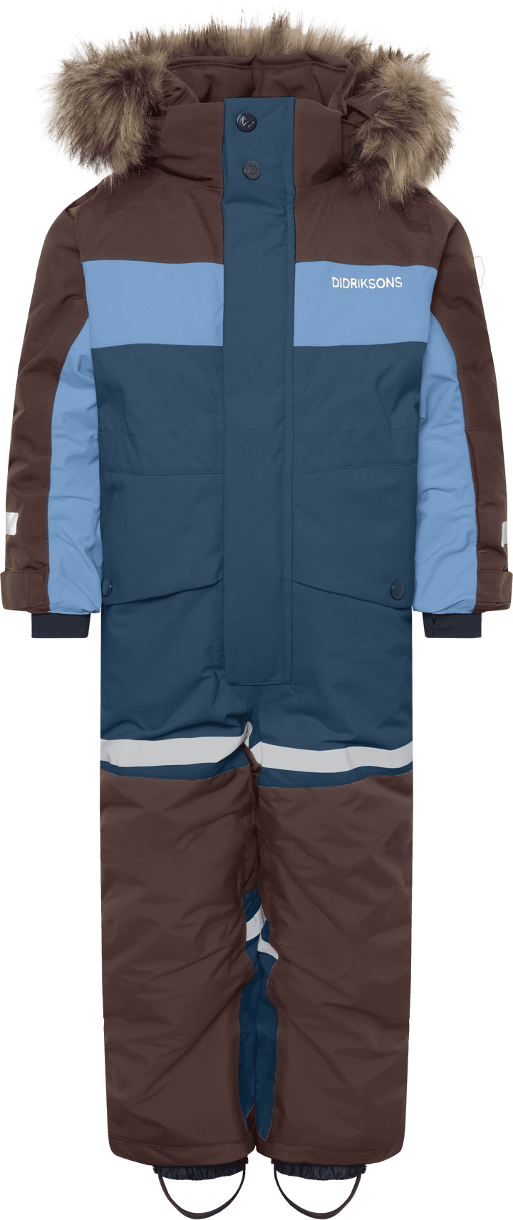 Didriksons Kids' Bjärven Coverall Mountain Blue Didriksons