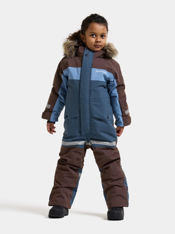 Didriksons Kids' Bjärven Coverall Mountain Blue Didriksons