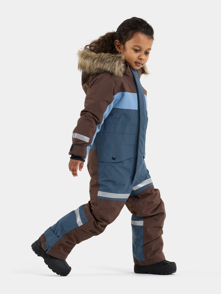 Didriksons Kids' Bjärven Coverall Mountain Blue Didriksons