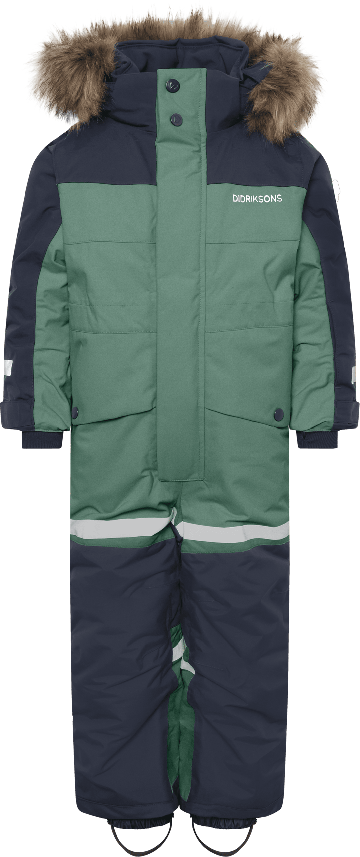 Didriksons Kids' Bjärven Coverall Dark Moss Didriksons