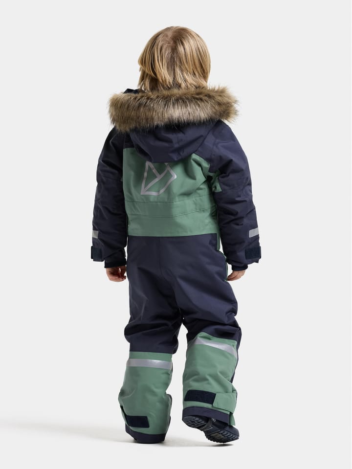 Didriksons Kids' Bjärven Coverall Dark Moss Didriksons