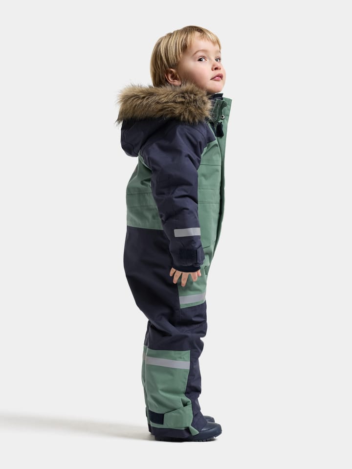 Didriksons Kids' Bjärven Coverall Dark Moss Didriksons