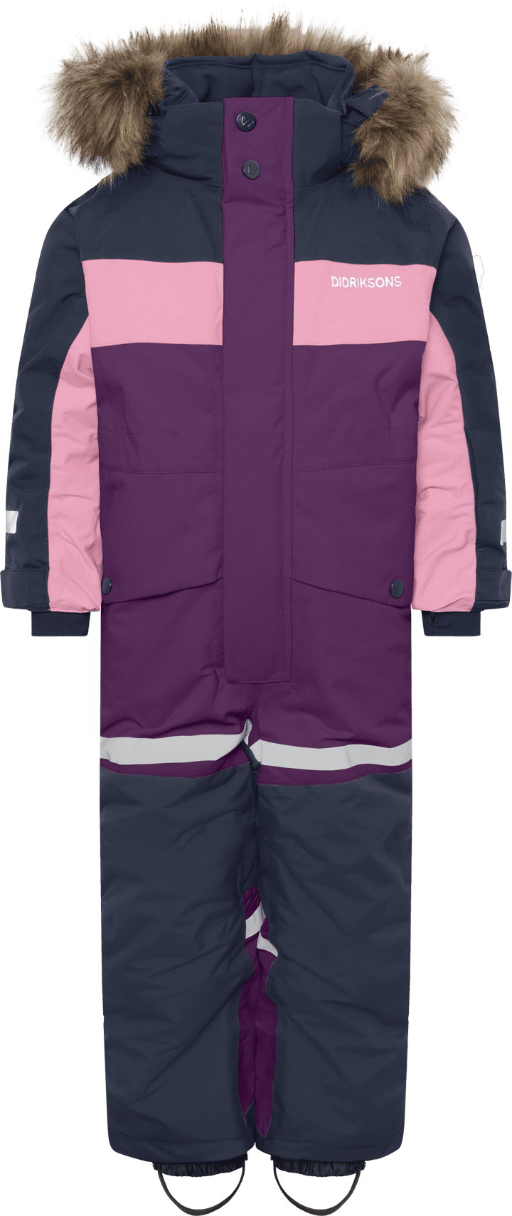 Didriksons Kids' Bjärven Coverall Northen Purple Didriksons