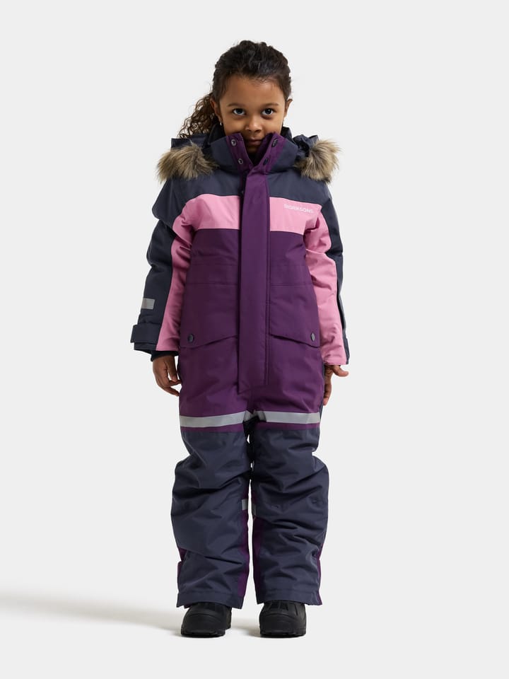 Didriksons Kids' Bjärven Coverall Northen Purple Didriksons