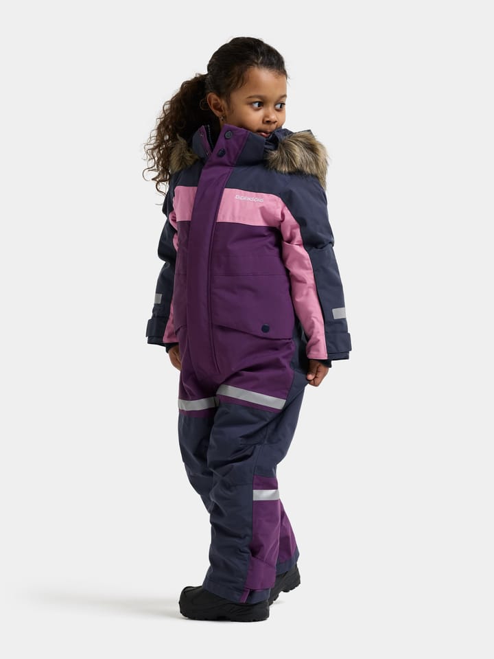 Didriksons Kids' Bjärven Coverall Northen Purple Didriksons