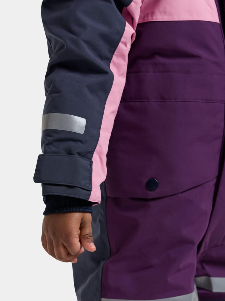 Didriksons Kids' Bjärven Coverall Northen Purple Didriksons