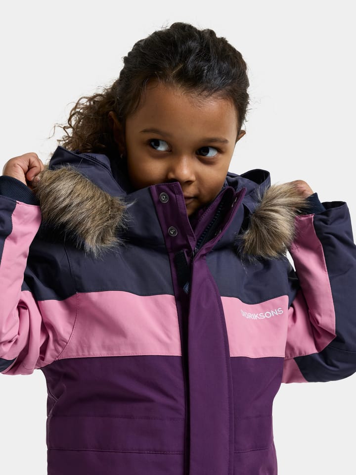 Didriksons Kids' Bjärven Coverall Northen Purple Didriksons
