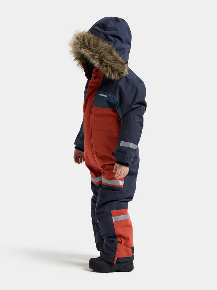 Didriksons Kids' Bjärven Coverall Rust Didriksons