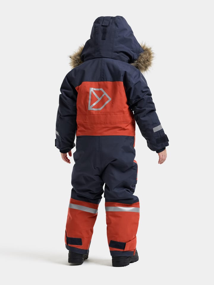 Didriksons Kids' Bjärven Coverall Rust Didriksons