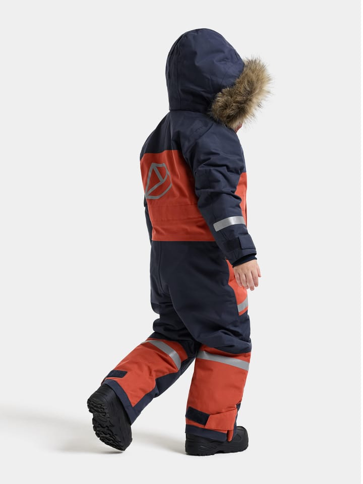 Didriksons Kids' Bjärven Coverall Rust Didriksons