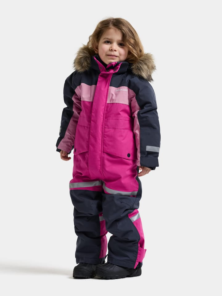 Didriksons Kids' Bjärven Coverall Cactus Pink Didriksons