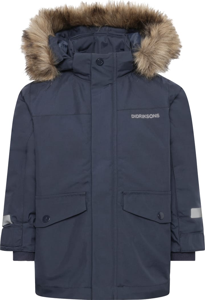 Didriksons Kids' Bjärven Parka 4 Navy Didriksons