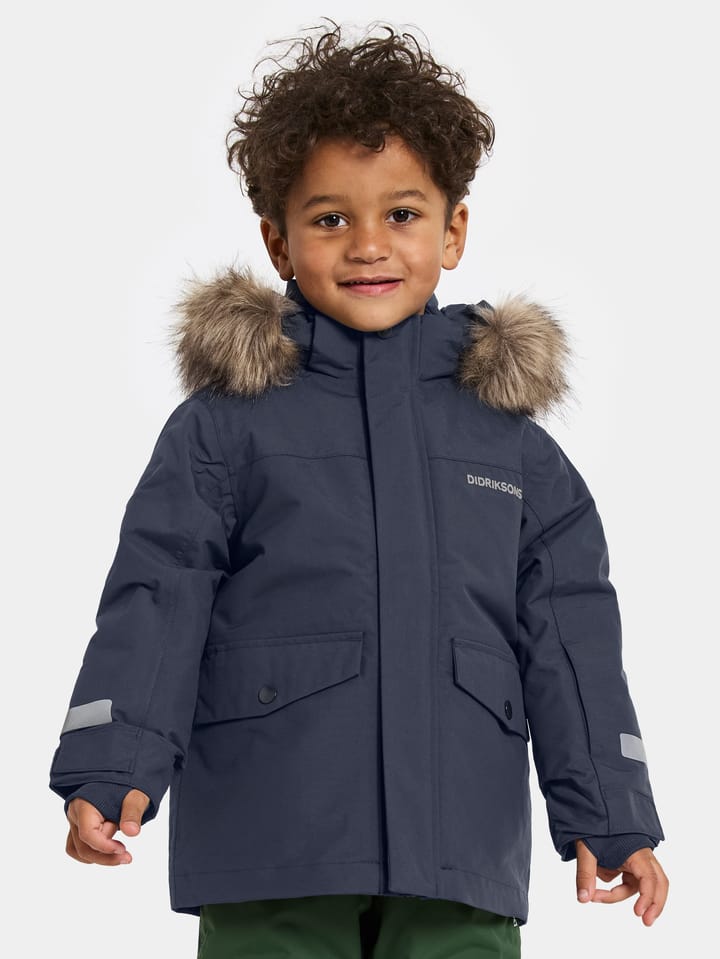 Didriksons Kids' Bjärven Parka 4 Navy Didriksons Didriksons Kids' Bjärven Parka 4 Navy Didriksons
