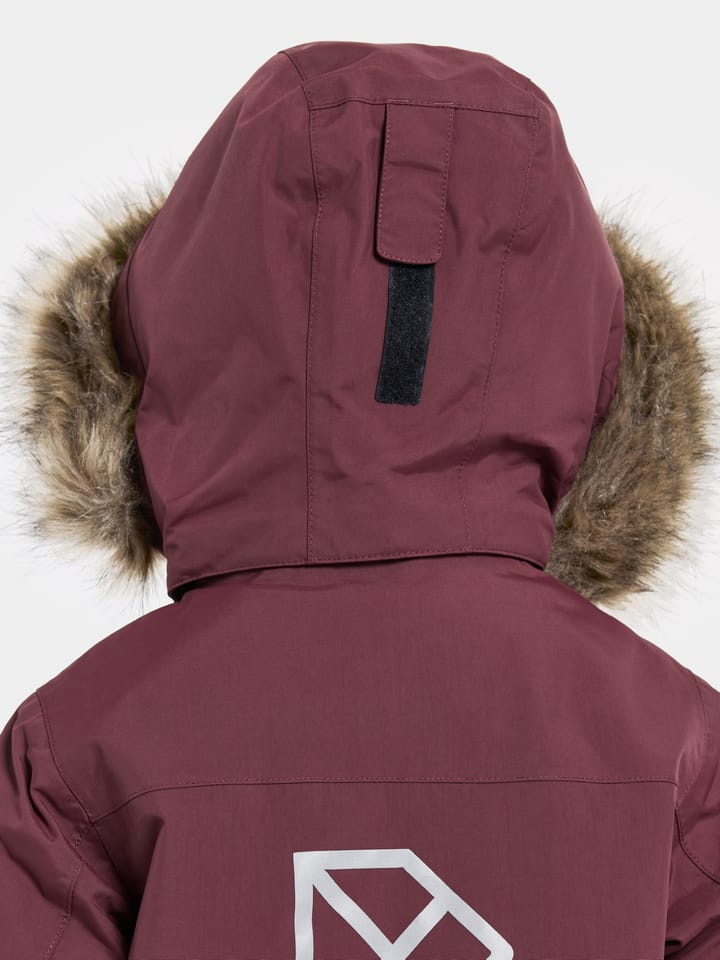 Didriksons Kids' Bjärven Parka 4 Anemon Red Didriksons