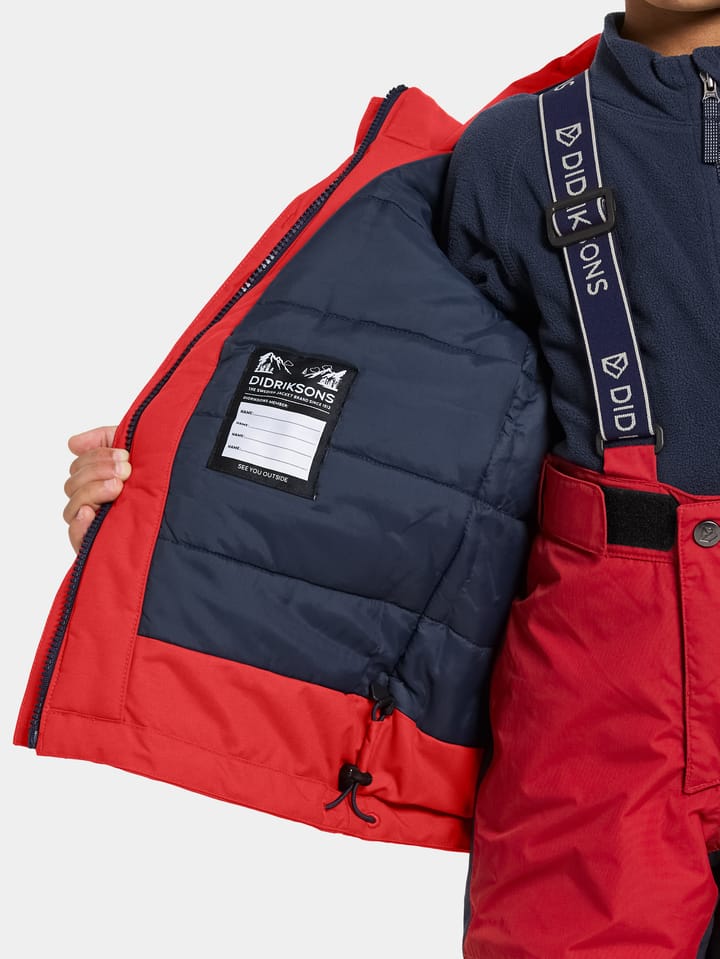 Didriksons Kids' Bjärven Parka 4 Pomme Red Didriksons