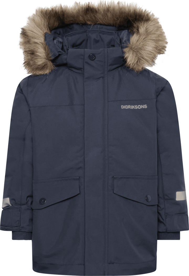 Didriksons Kids' Bjärven Parka Navy Didriksons