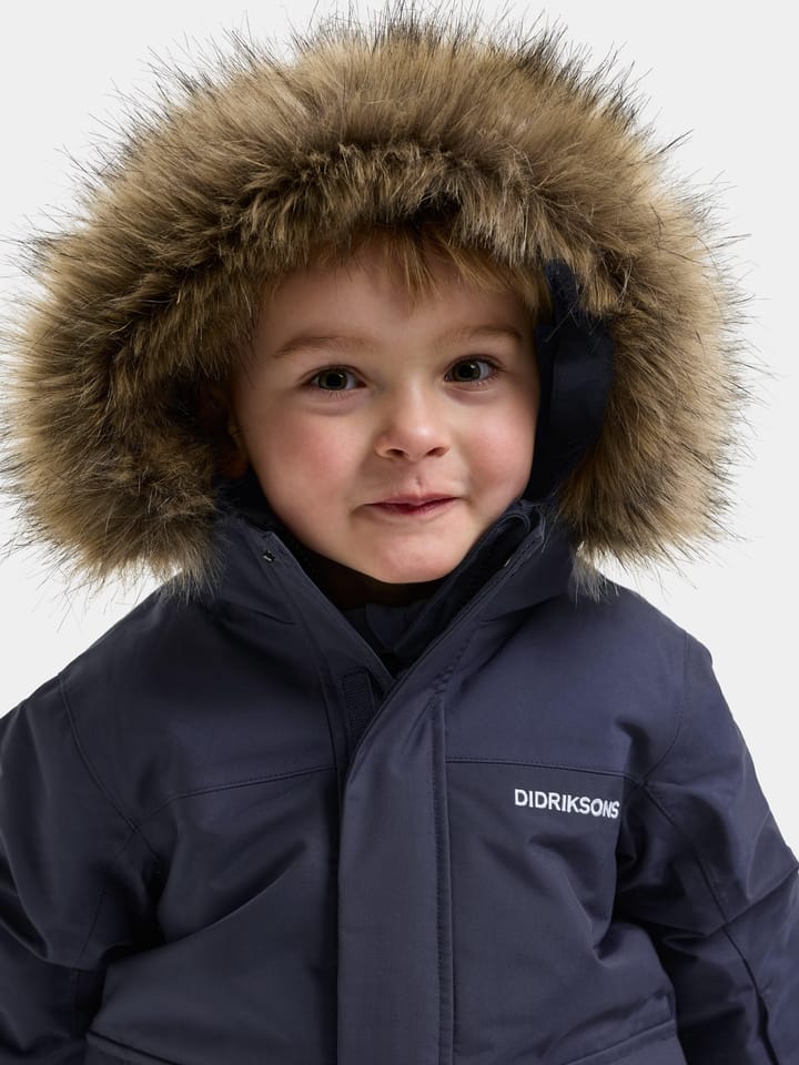 Didriksons Kids' Bjärven Parka Navy Didriksons