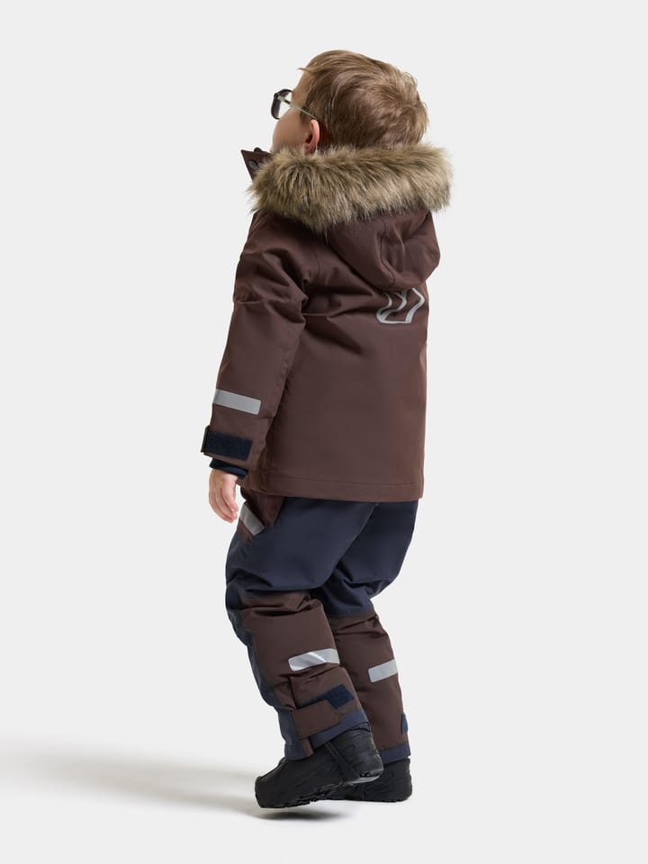 Didriksons Kids' Bjärven Parka Shadow Brown Didriksons