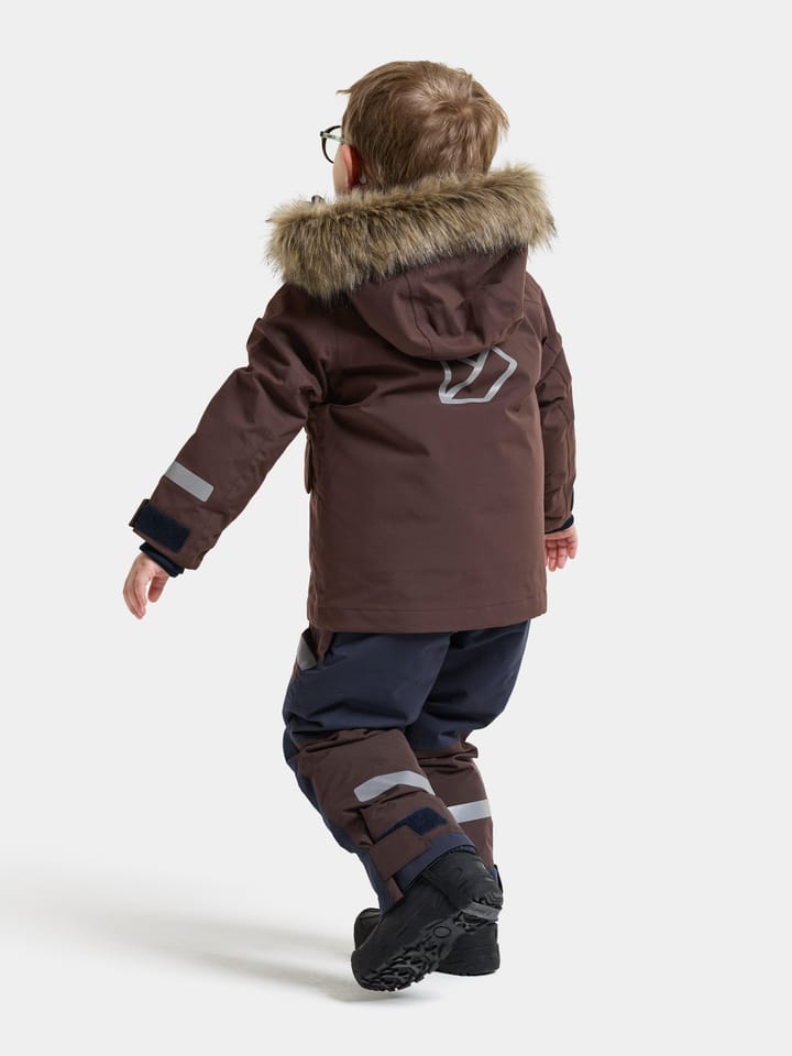 Didriksons Kids' Bjärven Parka Shadow Brown Didriksons