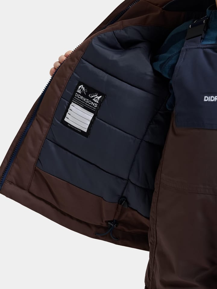 Didriksons Kids' Bjärven Parka Shadow Brown Didriksons