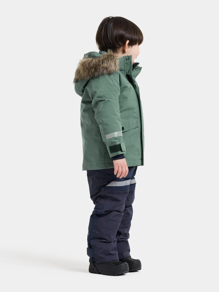 Didriksons Kids' Bjärven Parka Dark Moss Didriksons