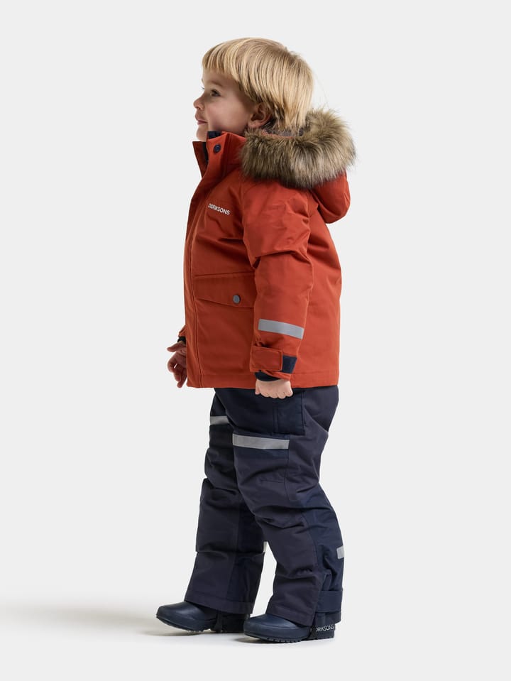 Didriksons Kids' Bjärven Parka Rust Didriksons