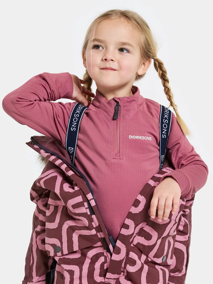 Didriksons Kids' Bjärven Printed Coverall 2 Path S Pink Didriksons Didriksons Kids' Bjärven Printed Coverall 2 Path S Pink Didriksons