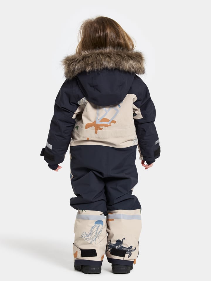 Didriksons Kids' Bjärven SE Coverall 2 Winter Ocean Multi Reflex Didriksons Didriksons Kids' Bjärven SE Coverall 2 Winter Ocean Multi Reflex Didriksons