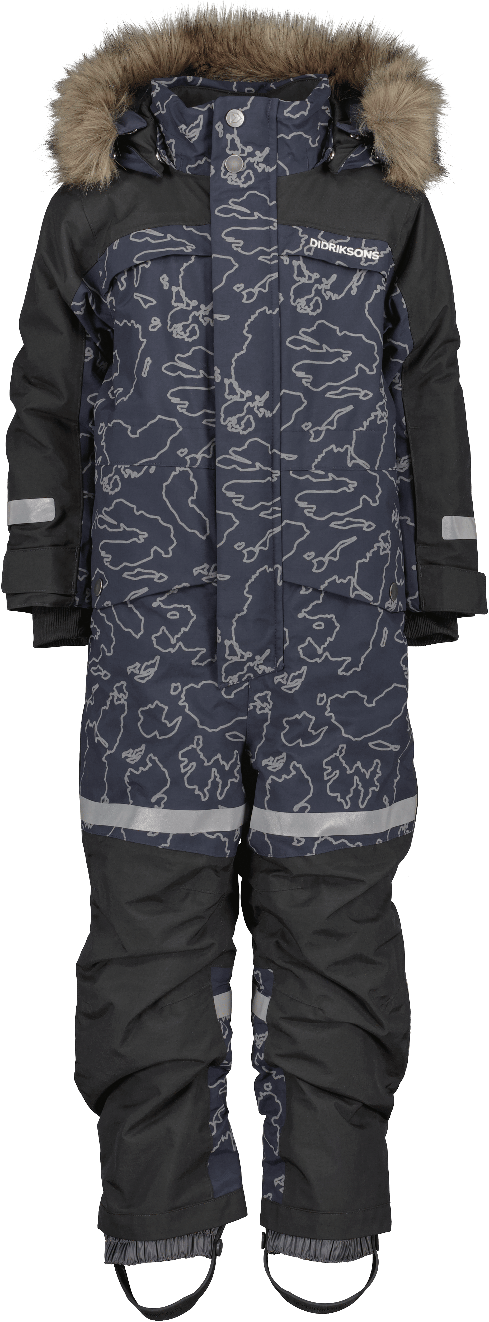 Didriksons Kids' Bjärven Special Edition Coverall Grundsund Reflective
