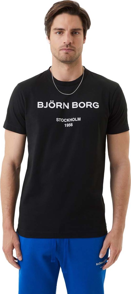 Björn Borg Men’s Borg Logo T-Shirt Black Beauty