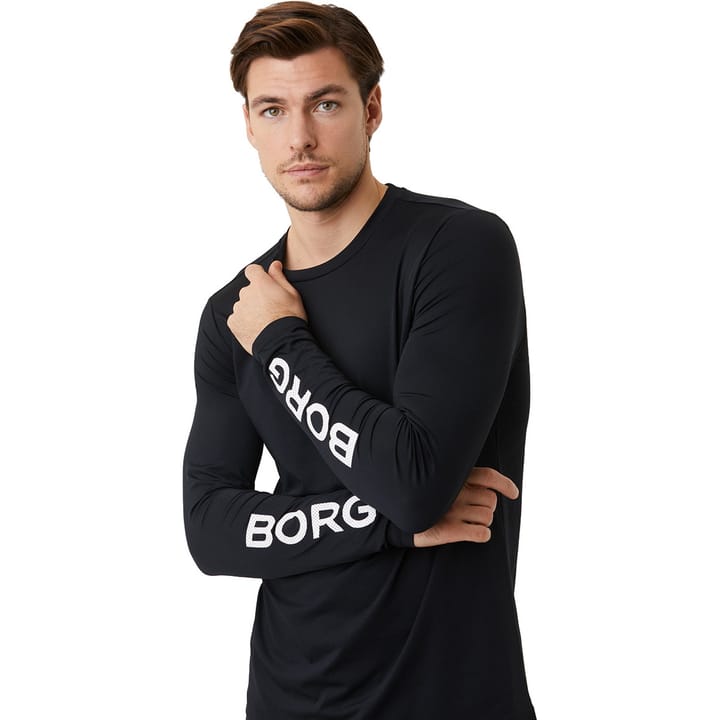 Men's Borg Long Sleeve T-Shirt Black Beauty Björn Borg