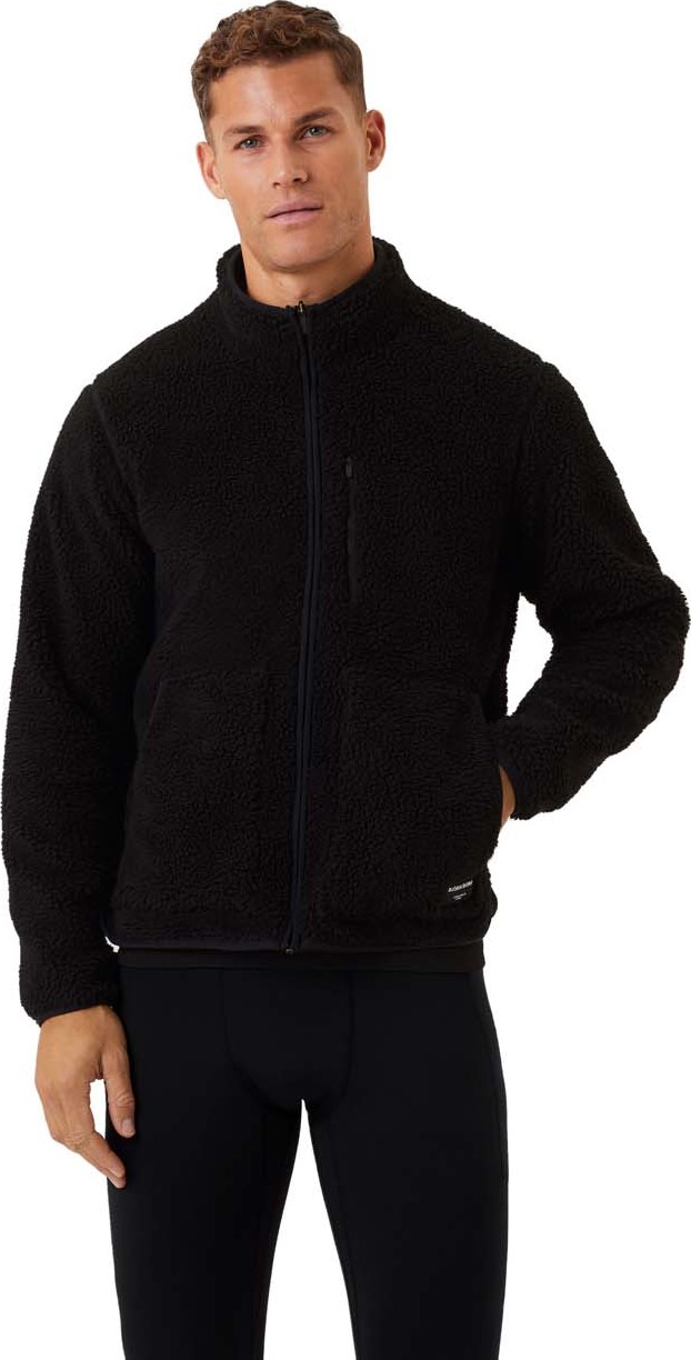 Men’s Centre Pile Fleece Jacket Black Beauty