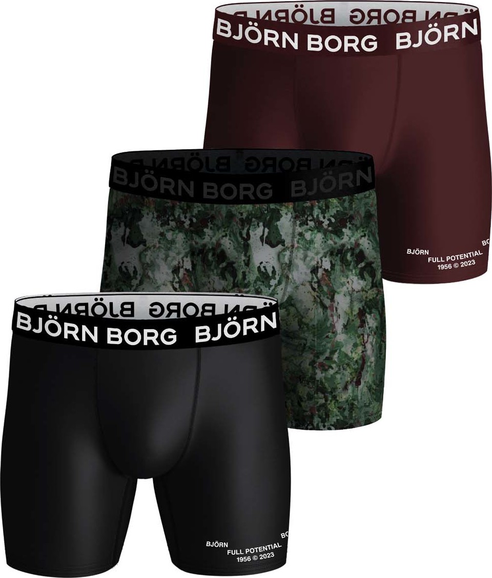 Björn Borg Men’s Performance Boxer 3p Multipack 3