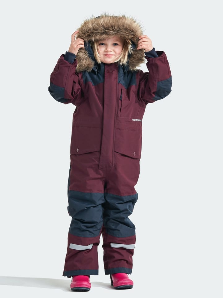Didriksons Björnen Kids Coverall 4 Plum Didriksons Didriksons Björnen Kids Coverall 4 Plum Didriksons