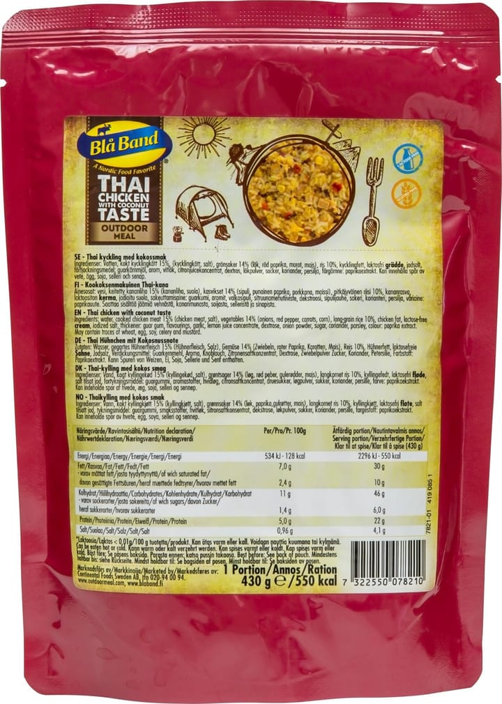 Blå Band Thai Chicken With Coconut Taste NoColour Blå Band