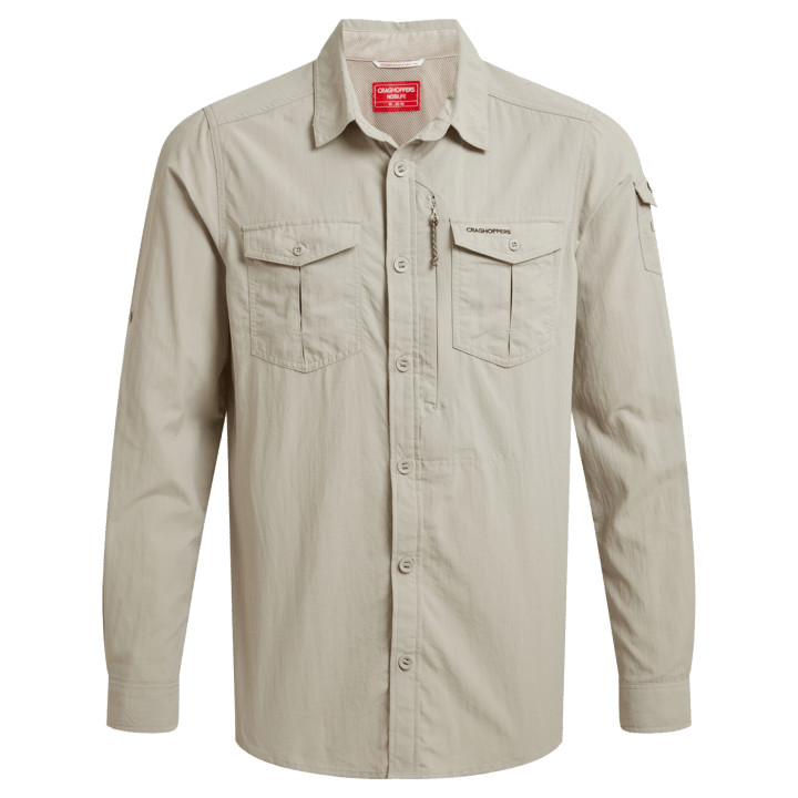 Craghoppers Men's Nosilife Adventure Long Sleeved Shirt III Parchment Craghoppers