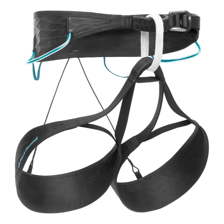 Black Diamond Women's AirNET Harness  Black/Aqua Verde Black Diamond