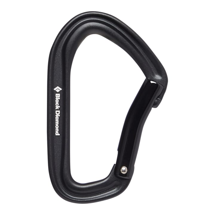 Black Diamond HotForge Bent Gate Carabiner Black Black Diamond