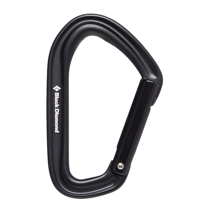 Black Diamond HotForge Straight Gate Carabiner Black Black Diamond