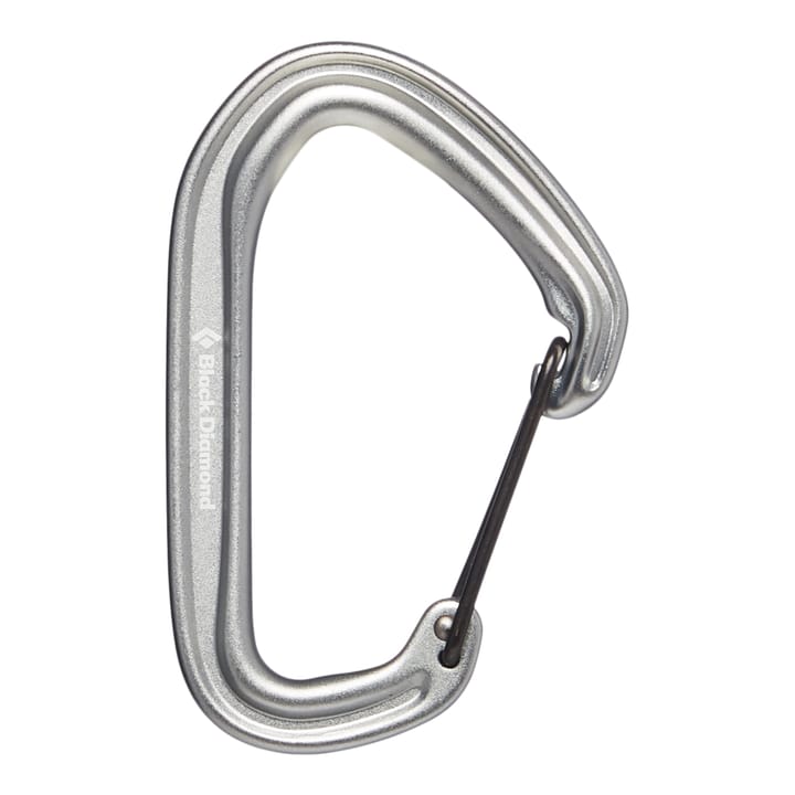 Black Diamond HotWire Carabiner Light Gray Black Diamond