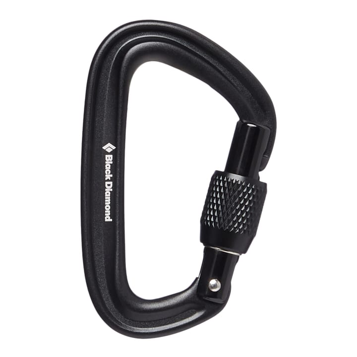 Black Diamond LiteForge Screwgate Carabiner Black Black Diamond